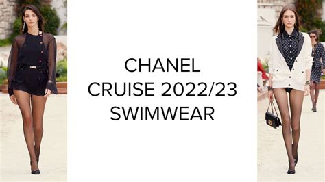 women's chanel bathing suit|Chanel swimwear summer 2022.